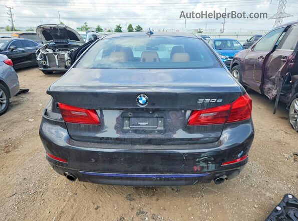 WBAJB1C59KB375191 2019 BMW 5 SERIES Gray Widok z tyłu