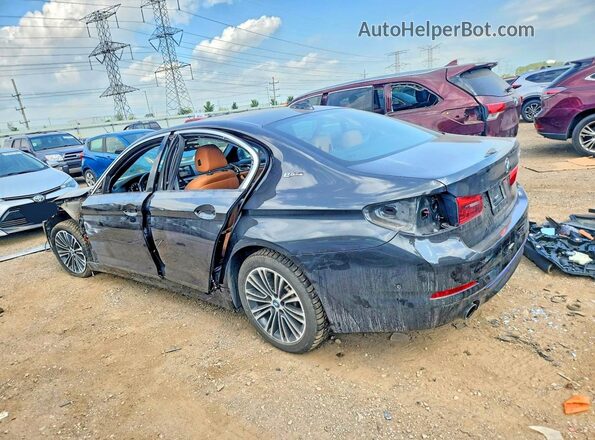 WBAJB1C59KB375191 2019 BMW 5 SERIES Gray Tył lewy