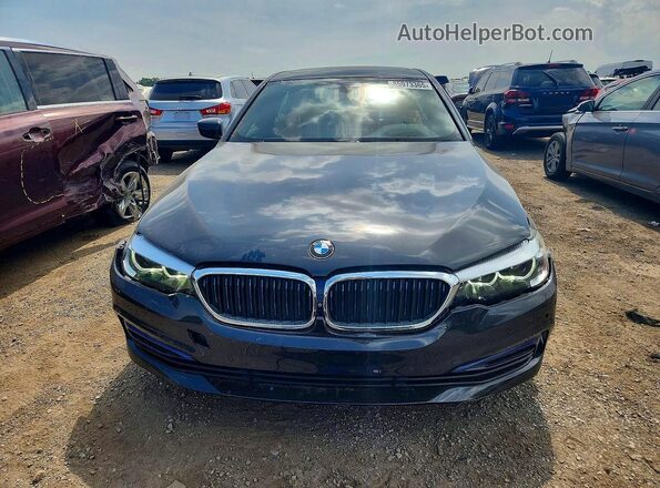 WBAJB1C59KB375191 2019 BMW 5 SERIES Gray Widok z przodu