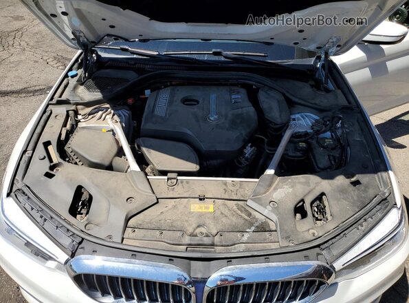 WBAJB1C5XKB376804 2019 BMW 5 SERIES White Widok wnętrza z tyłu