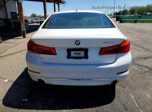 WBAJB1C5XKB376804 2019 BMW 5 SERIES White Widok z tyłu