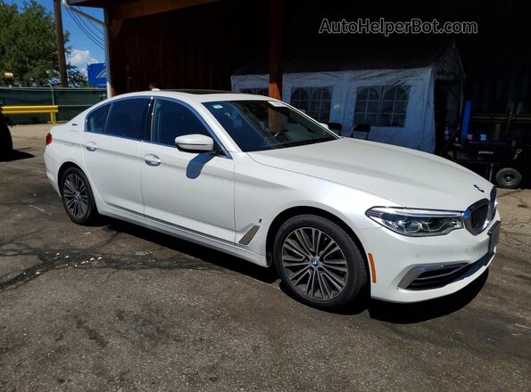 WBAJB1C5XKB376804 2019 BMW 5 SERIES White Przód prawy