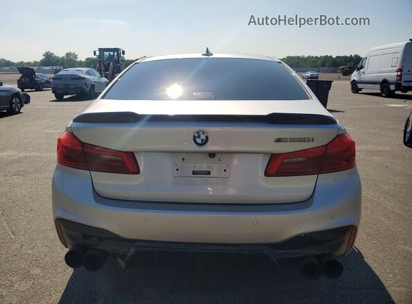 WBAJB9C50JB036378 2018 BMW M5 Silver უკანა ხედი