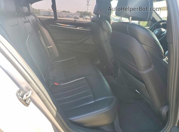WBAJB9C50JB036378 2018 BMW M5 Silver უკანა სავარძლების ხედი