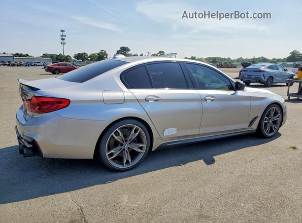 WBAJB9C50JB036378 2018 BMW M5 Silver უკანა მარჯვენა