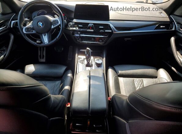 WBAJB9C50JB036378 2018 BMW M5 Silver წინა პანელის ხედი