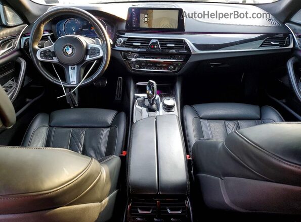 WBAJB9C50JB286378 2018 BMW M5 White Vista del salpicadero