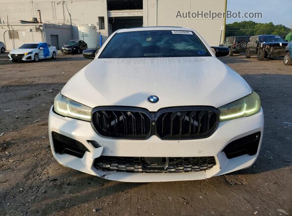 WBAJB9C50JB286378 2018 BMW M5 White Vista frontal