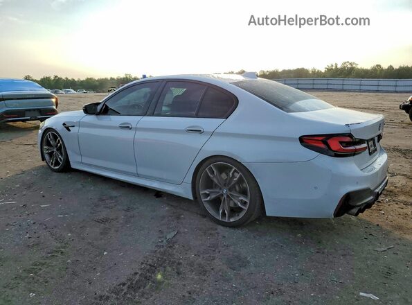 WBAJB9C50JB286378 2018 BMW M5 White Trasero izquierdo