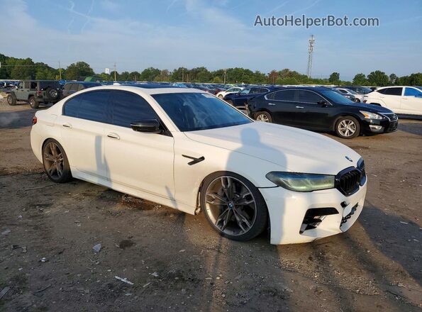 WBAJB9C50JB286378 2018 BMW M5 White Delantero derecho