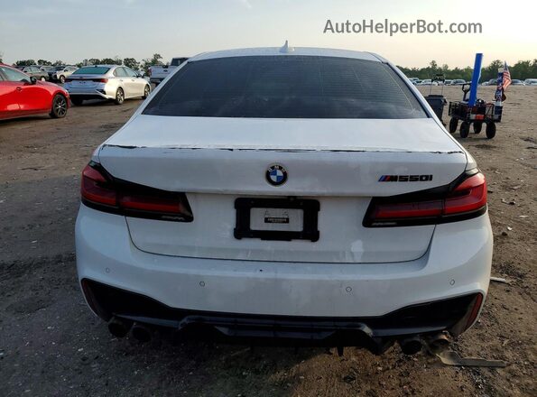 WBAJB9C50JB286378 2018 BMW M5 White Vista trasera