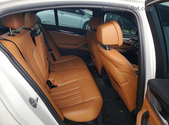 WBAJB9C50JB287157 2018 BMW M5 White Вид задньої частини салону