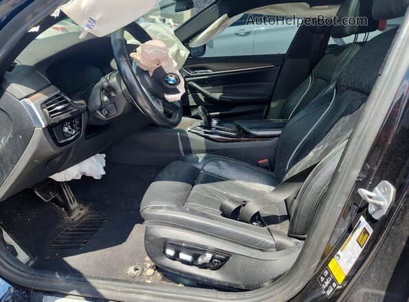 WBAJB9C50KB289394 2019 BMW M5 Black Вид салону спереду