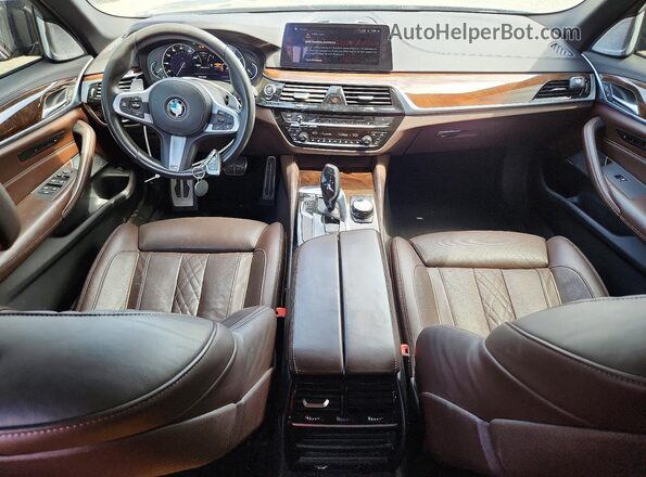 WBAJB9C51JB036065 2018 BMW M5 Black Առջևի վահանակի տեսք