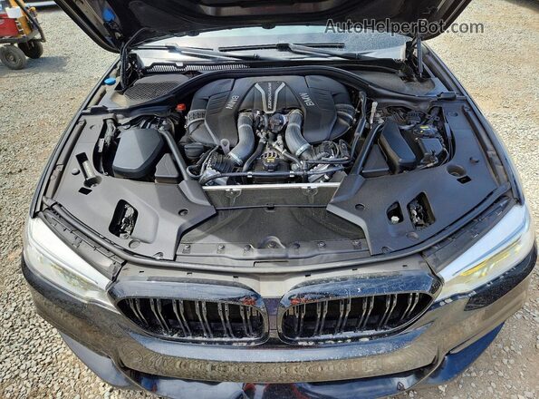 WBAJB9C51JB036065 2018 BMW M5 Black Սալոնի հետևի տեսք