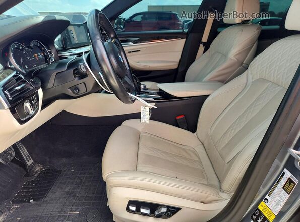 WBAJB9C51JB049205 2018 BMW M5 Gray Սալոնի դիմացի տեսք
