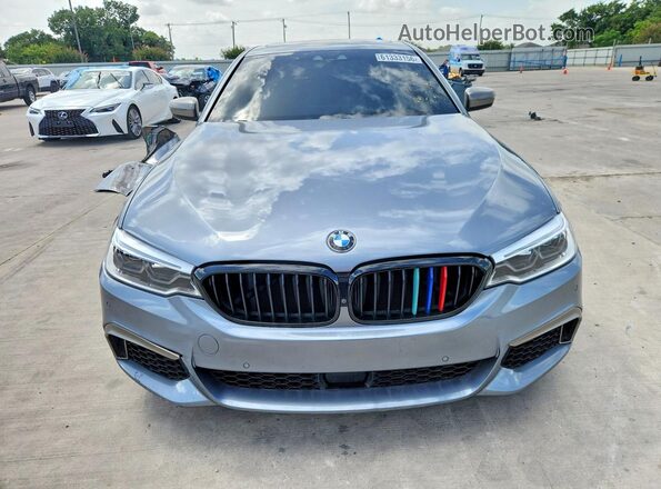 WBAJB9C51JB049205 2018 BMW M5 Gray Դիմացի տեսք
