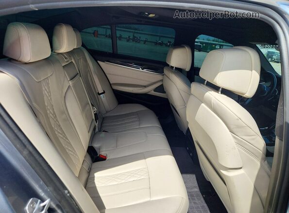 WBAJB9C51JB049205 2018 BMW M5 Gray Հետևի նստատեղերի տեսք