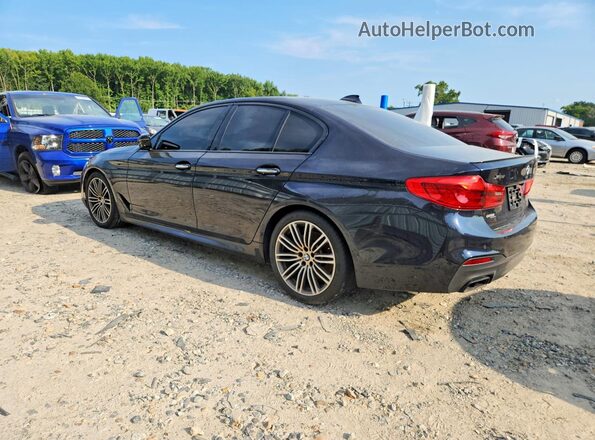 WBAJB9C52JG464424 2018 BMW M5 Black Задня ліва чверть