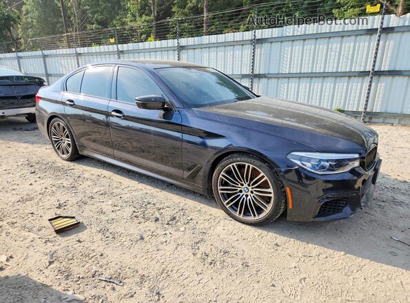 WBAJB9C52JG464424 2018 BMW M5 Black Передня права чверть