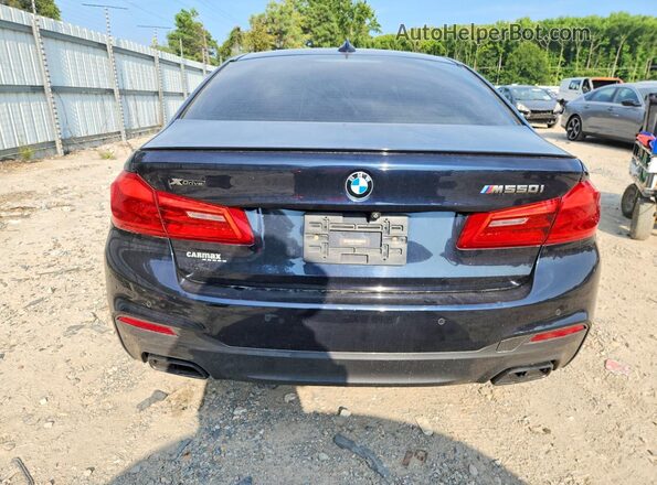 WBAJB9C52JG464424 2018 BMW M5 Black Вид ззаду