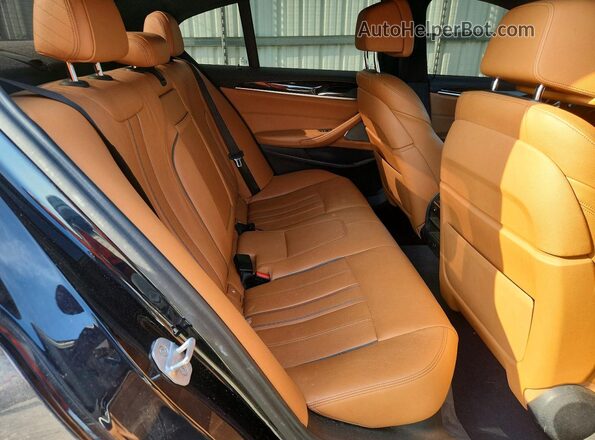 WBAJB9C52JG464424 2018 BMW M5 Black Вид задніх сидінь
