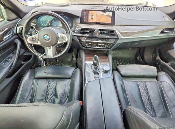 WBAJB9C52KB289039 2019 BMW M5 White Вид панелі приладів