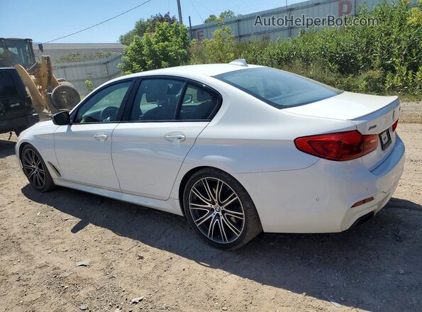 WBAJB9C54JG464456 2018 BMW M5 White Հետևի ձախ