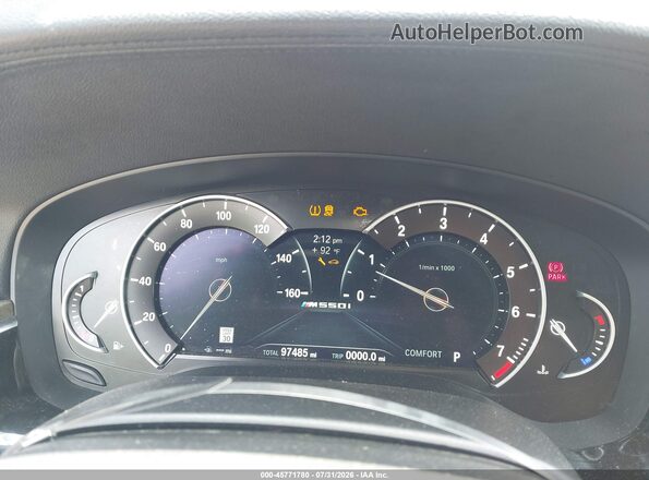WBAJB9C59JB049453 2018 BMW 5 SERIES Black Widok tylnych siedzeń