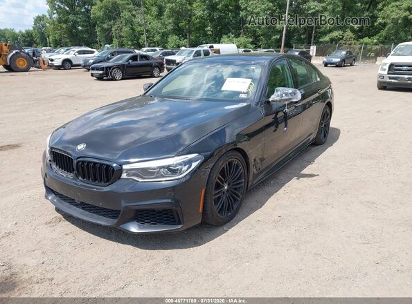 WBAJB9C59JB049453 2018 BMW 5 SERIES Black Przód lewy