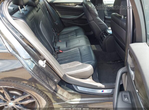 WBAJB9C59JB049453 2018 BMW 5 SERIES Black Widok naklejki z numerem VIN