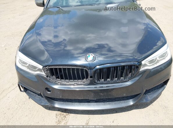 WBAJB9C59JB049453 2018 BMW 5 SERIES Black Widok z przodu