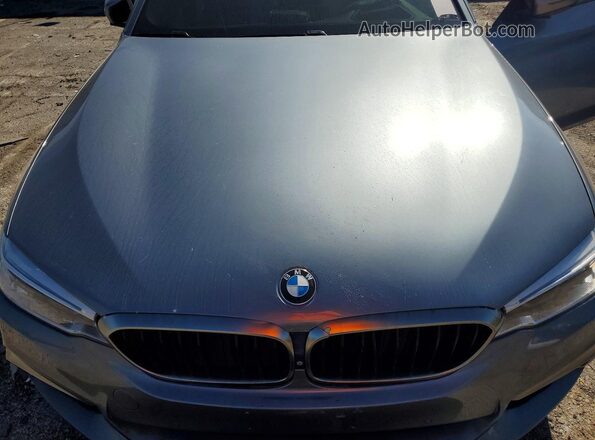 WBAJB9C5XJB035853 2018 BMW M5 Gray უკანა სალონის ხედი