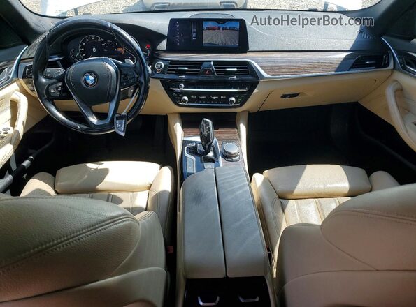 WBAJE5C31HG914931 2017 BMW 5 SERIES White Dashboard view