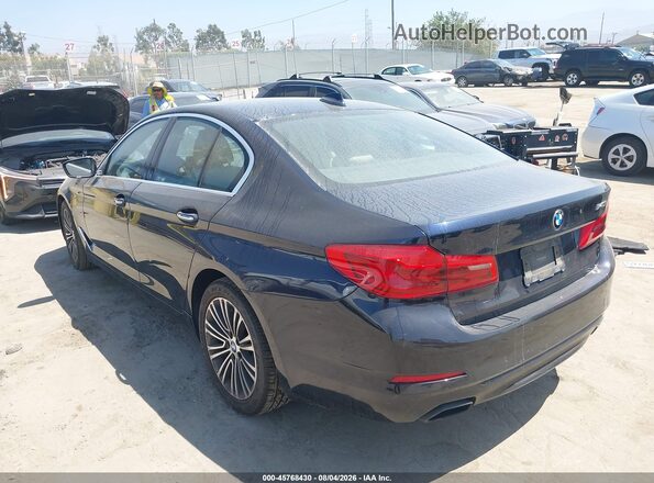 WBAJE5C32HG477960 2017 BMW 5 SERIES Dark Blue Rear left