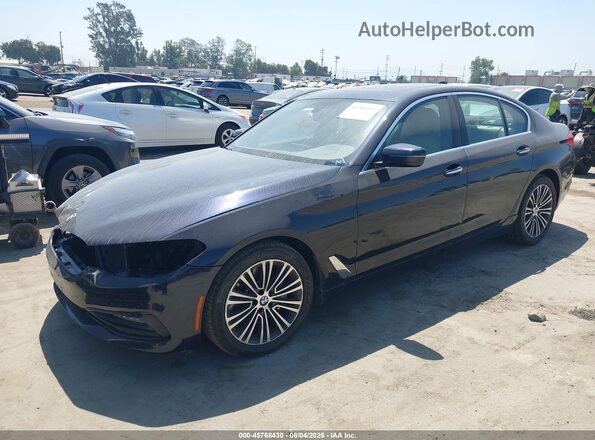 WBAJE5C32HG477960 2017 BMW 5 SERIES Dark Blue Front left