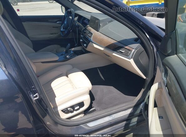 WBAJE5C32HG477960 2017 BMW 5 SERIES Dark Blue Front interior view