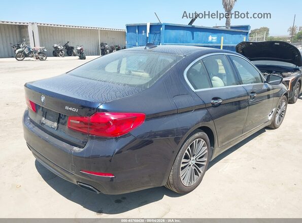 WBAJE5C32HG477960 2017 BMW 5 SERIES Dark Blue Rear right