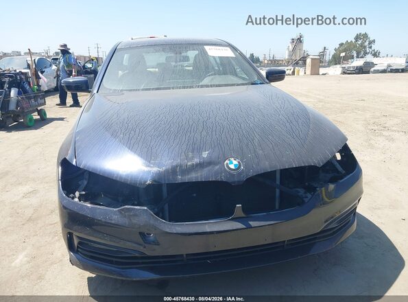 WBAJE5C32HG477960 2017 BMW 5 SERIES Dark Blue Rear interior view