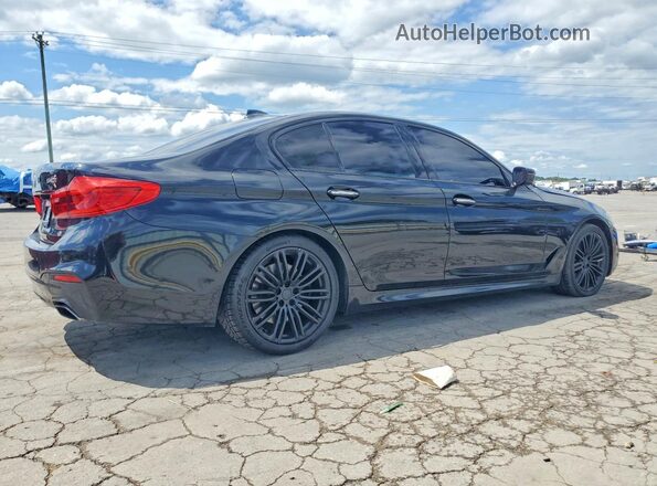 WBAJE5C36HG478304 2017 BMW 5 SERIES Black Tył prawy