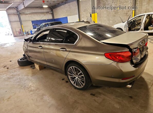 WBAJE5C39HG478510 2017 BMW 5 SERIES Серый Задняя левая четверть