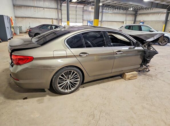 WBAJE5C39HG478510 2017 BMW 5 SERIES Серый Задняя правая четверть