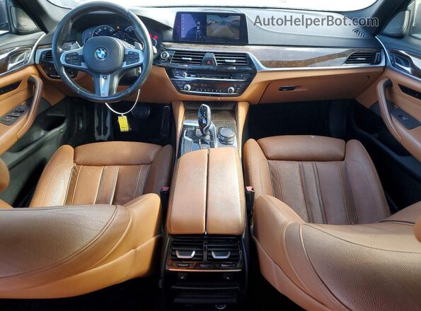 WBAJE5C3XHG914832 2017 BMW 5 SERIES Синий Вид панели приборов