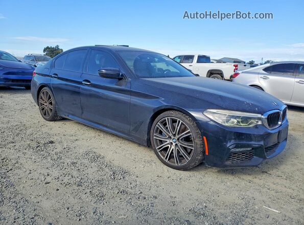 WBAJE5C3XHG914832 2017 BMW 5 SERIES Синий Передняя правая четверть