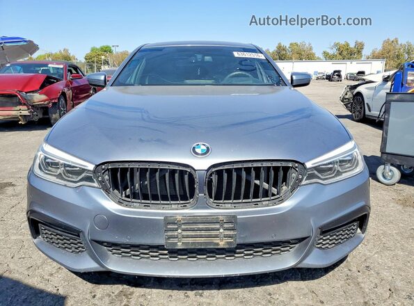 WBAJE5C3XHG916760 2017 BMW 5 SERIES Silver Vista frontal