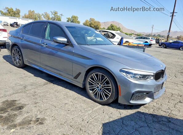 WBAJE5C3XHG916760 2017 BMW 5 SERIES Silver Delantero derecho