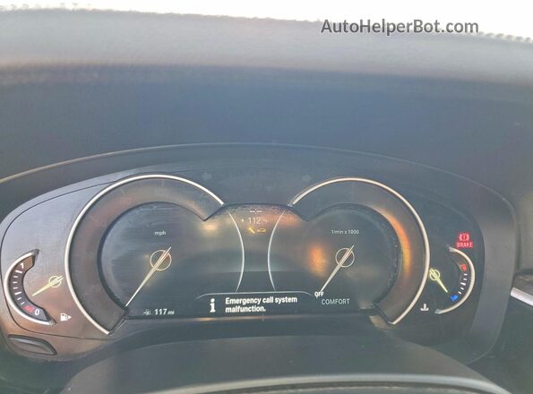 WBAJE5C3XHG916760 2017 BMW 5 SERIES Silver Vista del cuadro de instrumentos