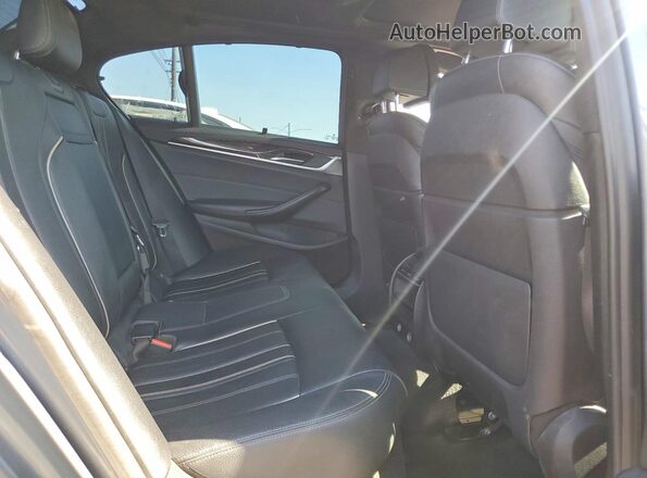 WBAJE5C3XHG916760 2017 BMW 5 SERIES Silver Vista de los asientos traseros