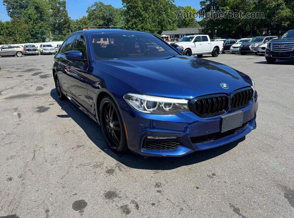 WBAJE5C51JWA95211 2018 BMW 5 SERIES Blue წინა მარჯვენა