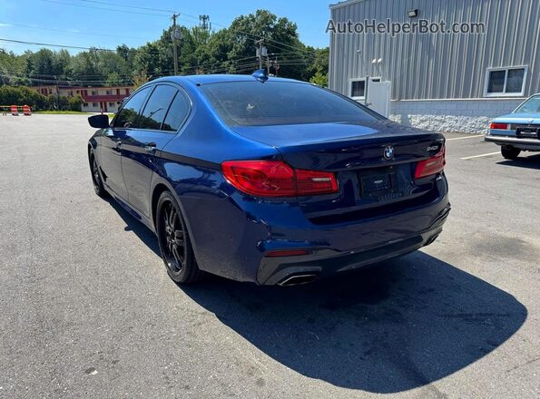 WBAJE5C51JWA95211 2018 BMW 5 SERIES Blue უკანა მარცხენა
